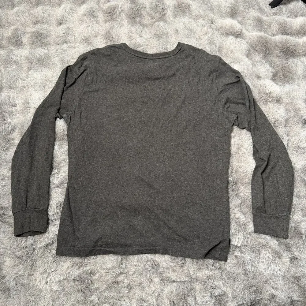 Polo Ralph Lauren Men's Grey Long Sleeve Shirt Size Medium